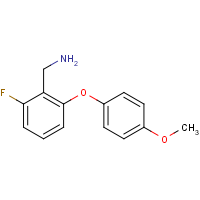 CAS: 361394-40-3 | PC31588 | 2-fluoro-6-(4-methoxyphenoxy)benzylamine