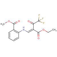 CAS:325697-29-8 | PC31611 | methyl 2-{[2-(ethoxycarbonyl)-4,4,4-trifluoro-3-oxobut-1-enyl]amino}benzoate