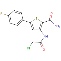 CAS:648410-19-9 | PC31621 | 3-[(2-chloroacetyl)amino]-5-(4-fluorophenyl)thiophene-2-carboxamide