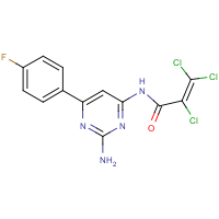 CAS:  | PC31630 | N1-[2-amino-6-(4-fluorophenyl)pyrimidin-4-yl]-2,3,3-trichloroacrylamide