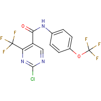 CAS:154563-52-7 | PC31632 | N5-[4-(trifluoromethoxy)phenyl]-2-chloro-4-(trifluoromethyl)pyrimidine-5-carboxamide