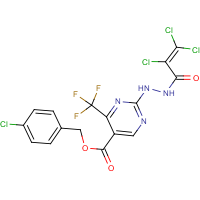 CAS:648859-35-2 | PC31638 | 4-chlorobenzyl 2-[2-(2,3,3-trichloroacryloyl)hydrazino]-4-(trifluoromethyl)pyrimidine-5-carboxylate
