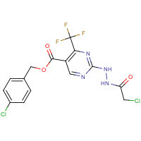 CAS:648859-40-9 | PC31643 | 4-chlorobenzyl 2-[2-(2-chloroacetyl)hydrazino]-4-(trifluoromethyl)pyrimidine-5-carboxylate