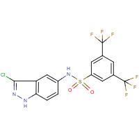 CAS:648859-47-6 | PC31646 | N-(3-Chloro-1H-indazol-5-yl)-3,5-bis(trifluoromethyl)benzenesulphonamide
