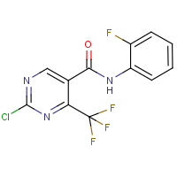 CAS: 648859-61-4 | PC31655 | N5-(2-fluorophenyl)-2-chloro-4-(trifluoromethyl)pyrimidine-5-carboxamide