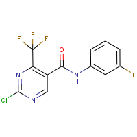 CAS:680210-96-2 | PC31656 | N5-(3-fluorophenyl)-2-chloro-4-(trifluoromethyl)pyrimidine-5-carboxamide
