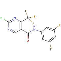 CAS: 154934-69-7 | PC31658 | N5-(3,5-Difluorophenyl)-2-chloro-4-(trifluoromethyl)pyrimidine-5-carboxamide