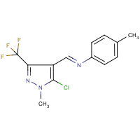 CAS:648859-63-6 | PC31660 | N1-{[5-chloro-1-methyl-3-(trifluoromethyl)-1H-pyrazol-4-yl]methylidene}-4-methylaniline