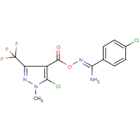CAS:836627-31-7 | PC31663 | O1-{[5-chloro-1-methyl-3-(trifluoromethyl)-1H-pyrazol-4-yl]carbonyl}-4-chlorobenzene-1-carbohydroximamide