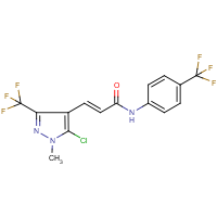 CAS:648859-66-9 | PC31666 | N1-[4-(trifluoromethyl)phenyl]-3-[5-chloro-1-methyl-3-(trifluoromethyl)-1H-pyrazol-4-yl]acrylamide