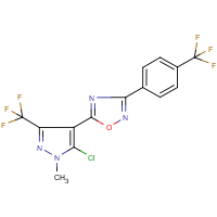 CAS:648859-72-7 | PC31671 | 5-[5-chloro-1-methyl-3-(trifluoromethyl)-1H-pyrazol-4-yl]-3-[4-(trifluoromethyl)phenyl]-1,2,4-oxadiazole