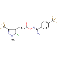 CAS:648859-74-9 | PC31673 | N'-({3-[5-Chloro-1-methyl-3-(trifluoromethyl)-1H-pyrazol-4-yl]allanoyl}oxy)-4-(trifluoromethyl)benzenecarboximidamide