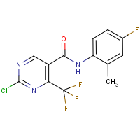 CAS: 648859-83-0 | PC31681 | 2-Chloro-N-(4-fluoro-2-methylphenyl)-4-(trifluoromethyl)pyrimidine-5-carboxamide