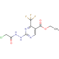 CAS:648859-91-0 | PC31689 | ethyl 2-[2-(2-chloroacetyl)hydrazino]-4-(trifluoromethyl)-5-pyrimidinecarboxylate