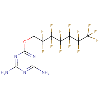 CAS:57338-65-5 | PC31733 | 6-[(2,2,3,3,4,4,5,5,6,6,7,7,7-tridecafluoroheptyl)oxy]-1,3,5-triazine-2,4-diamine