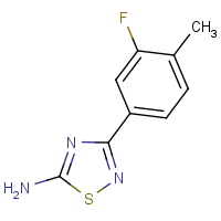 CAS: 1017782-58-9 | PC3175 | 5-Amino-3-(3-fluoro-4-methylphenyl)-1,2,4-thiadiazole
