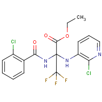 CAS: 317843-55-3 | PC31751 | ethyl 2-[(2-chlorobenzoyl)amino]-2-[(2-chloro-3-pyridyl)amino]-3,3,3-trifluoropropanoate