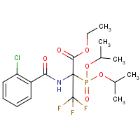 CAS:340032-46-4 | PC31752 | ethyl 2-[(2-chlorobenzoyl)amino]-2-(diisopropoxyphosphoryl)-3,3,3-trifluoropropanoate