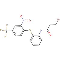 CAS:649700-46-9 | PC31780 | N1-(2-{[2-nitro-4-(trifluoromethyl)phenyl]thio}phenyl)-3-bromopropanamide
