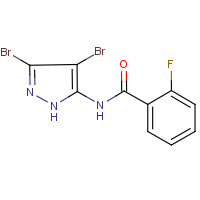 CAS: 649578-34-7 | PC31782 | N-(3,4-dibromo-1H-pyrazol-5-yl)-2-fluorobenzamide