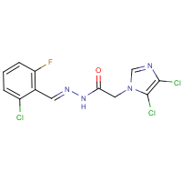CAS:649578-72-3 | PC31786 | N'1-(2-chloro-6-fluorobenzylidene)-2-(4,5-dichloro-1H-imidazol-1-yl)ethanohydrazide