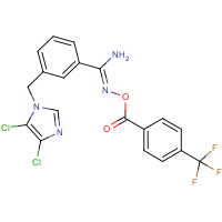 CAS:680211-47-6 | PC31789 | O1-[4-(trifluoromethyl)benzoyl]-3-[(4,5-dichloro-1H-imidazol-1-yl)methyl]benzene-1-carbohydroximamide