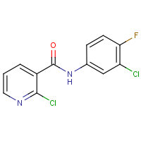 CAS: 543721-72-8 | PC31804 | 2-Chloro-N-(3-chloro-4-fluorophenyl)nicotinamide