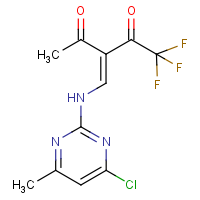 CAS:649665-78-1 | PC31808 | 3-{[(4-chloro-6-methylpyrimidin-2-yl)amino]methylene}-1,1,1-trifluoropentane-2,4-dione