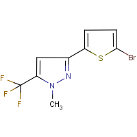 CAS:683274-57-9 | PC31813 | 3-(5-Bromo-2-thienyl)-1-methyl-5-(trifluoromethyl)-1H-pyrazole