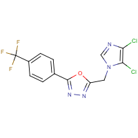 CAS:650615-77-3 | PC31816 | 2-[(4,5-dichloro-1H-imidazol-1-yl)methyl]-5-[4-(trifluoromethyl)phenyl]-1,3,4-oxadiazole