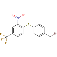 CAS:650615-78-4 | PC31817 | 1-{[4-(Bromomethyl)phenyl]thio}-2-nitro-4-(trifluoromethyl)benzene
