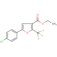 CAS:175276-59-2 | PC3183 | Ethyl 5-(4-chlorophenyl)-2-(trifluoromethyl)-3-furoate