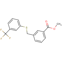 CAS:650617-47-3 | PC31839 | Methyl 3-({[3-(trifluoromethyl)phenyl]thio}methyl)benzoate