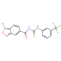 CAS:634190-80-0 | PC31843 | 5-[({[3-(trifluoromethyl)anilino]carbothioyl}amino)carbonyl]-2,1,3-benzoxadiazol-1-ium-1-olate