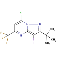 CAS: 655235-52-2 | PC31850 | 2-(tert-butyl)-7-chloro-3-iodo-5-(trifluoromethyl)pyrazolo[1,5-a]pyrimidine