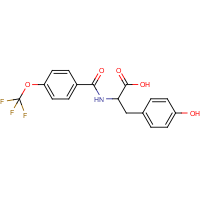 CAS: 1008918-81-7 | PC3186 | 3-(4-Hydroxyphenyl)-2-[4-(trifluoromethoxy)benzoylamino]propanoic acid
