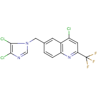 CAS:662138-56-9 | PC31865 | 4-chloro-6-[(4,5-dichloro-1H-imidazol-1-yl)methyl]-2-(trifluoromethyl)quinoline