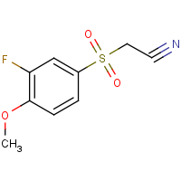 CAS:1015603-63-0 | PC3189 | 4-[(Cyanomethyl)sulphonyl]-2-fluoroanisole