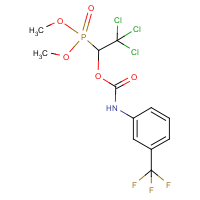 CAS:124345-38-6 | PC31898 | dimethyl [2,2,2-trichloro-1-({[3-(trifluoromethyl)anilino]carbonyl}oxy)ethyl]phosphonate
