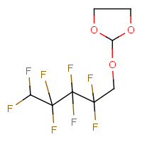 CAS: 130413-79-5 | PC31902 | 2-[(2,2,3,3,4,4,5,5-octafluoropentyl)oxy]-1,3-dioxolane