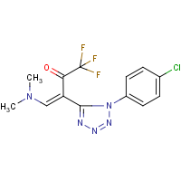 CAS:152427-02-6 | PC31921 | 3-[1-(4-chlorophenyl)-1H-1,2,3,4-tetraazol-5-yl]-4-(dimethylamino)-1,1,1-trifluorobut-3-en-2-one