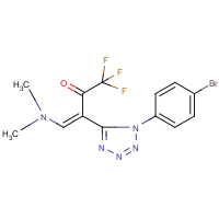 CAS: 152427-03-7 | PC31922 | 3-[1-(4-bromophenyl)-1H-1,2,3,4-tetraazol-5-yl]-4-(dimethylamino)-1,1,1-trifluorobut-3-en-2-one