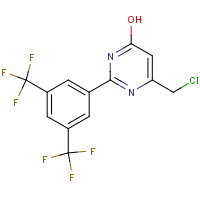 CAS:287176-60-7 | PC31996 | 6-(chloromethyl)-2-[3,5-di(trifluoromethyl)phenyl]pyrimidin-4-ol