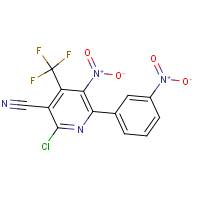 CAS: 287177-00-8 | PC31998 | 2-chloro-5-nitro-6-(3-nitrophenyl)-4-(trifluoromethyl)nicotinonitrile