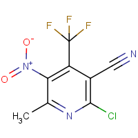 CAS: 783-95-9 | PC32000 | 2-chloro-6-methyl-5-nitro-4-(trifluoromethyl)nicotinonitrile