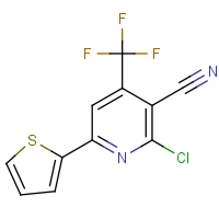 CAS: 286430-58-8 | PC32001 | 2-Chloro-6-(thien-2-yl)-4-(trifluoromethyl)nicotinonitrile