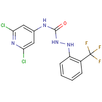 CAS:286832-92-6 | PC32006 | N1-(2,6-dichloro-4-pyridyl)-2-[2-(trifluoromethyl)phenyl]hydrazine-1-carboxamide