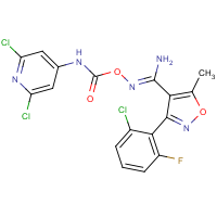 CAS:286832-95-9 | PC32007 | 3-(2-chloro-6-fluorophenyl)-N'-({[(2,6-dichloropyridin-4-yl)amino]carbonyl}oxy)-5-methylisoxazole-4-carboximidamide
