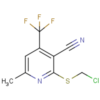 CAS: 286833-00-9 | PC32009 | 2-[(chloromethyl)thio]-6-methyl-4-(trifluoromethyl)nicotinonitrile