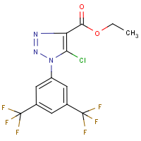 CAS: 287923-49-3 | PC32010 | ethyl 5-chloro-1-[3,5-di(trifluoromethyl)phenyl]-1H-1,2,3-triazole-4-carboxylate